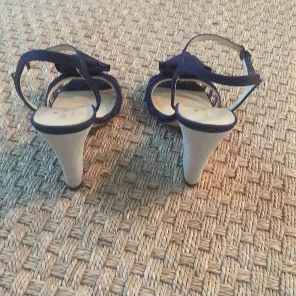 Navy Kate Spade Sandals - Picture 2 of 5